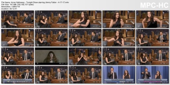 Anne Hathaway - Tonight Show starring Jimmy Fallon - 4-17-17
